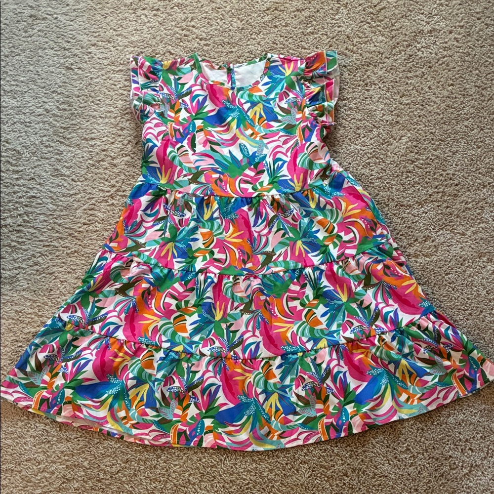 SHEIN Colorful Abstract Mini Dress